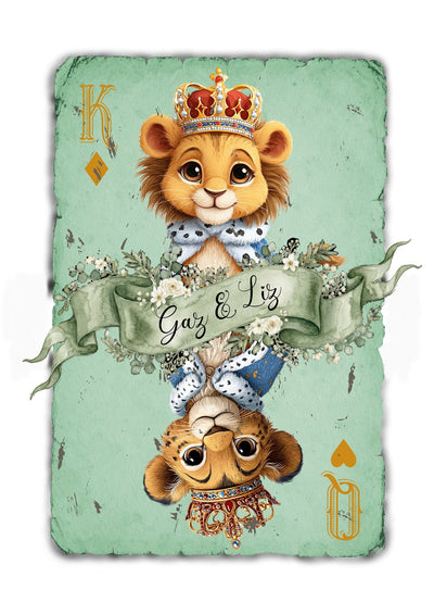 Personalised Playing Card Print