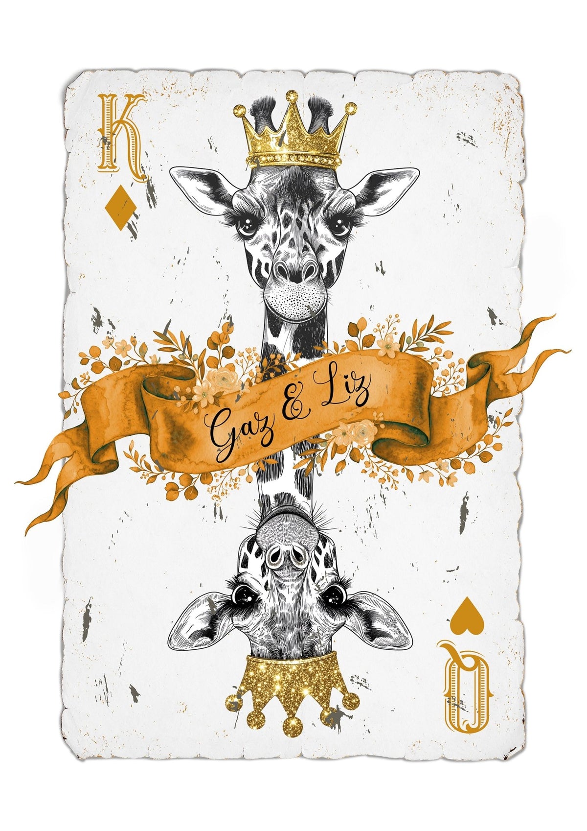 Personalised Playing Card Print