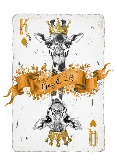 Personalised Playing Card Print