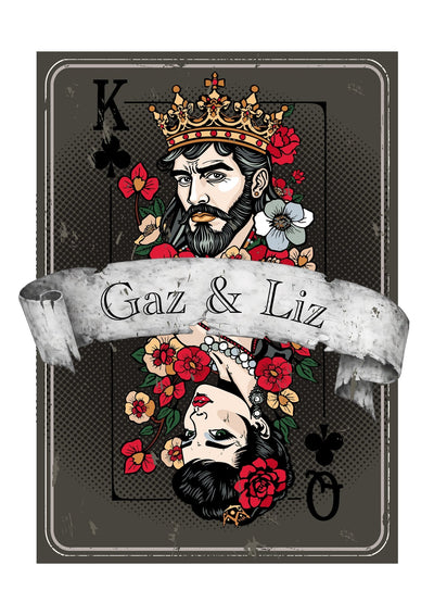 Personalised Playing Card Print