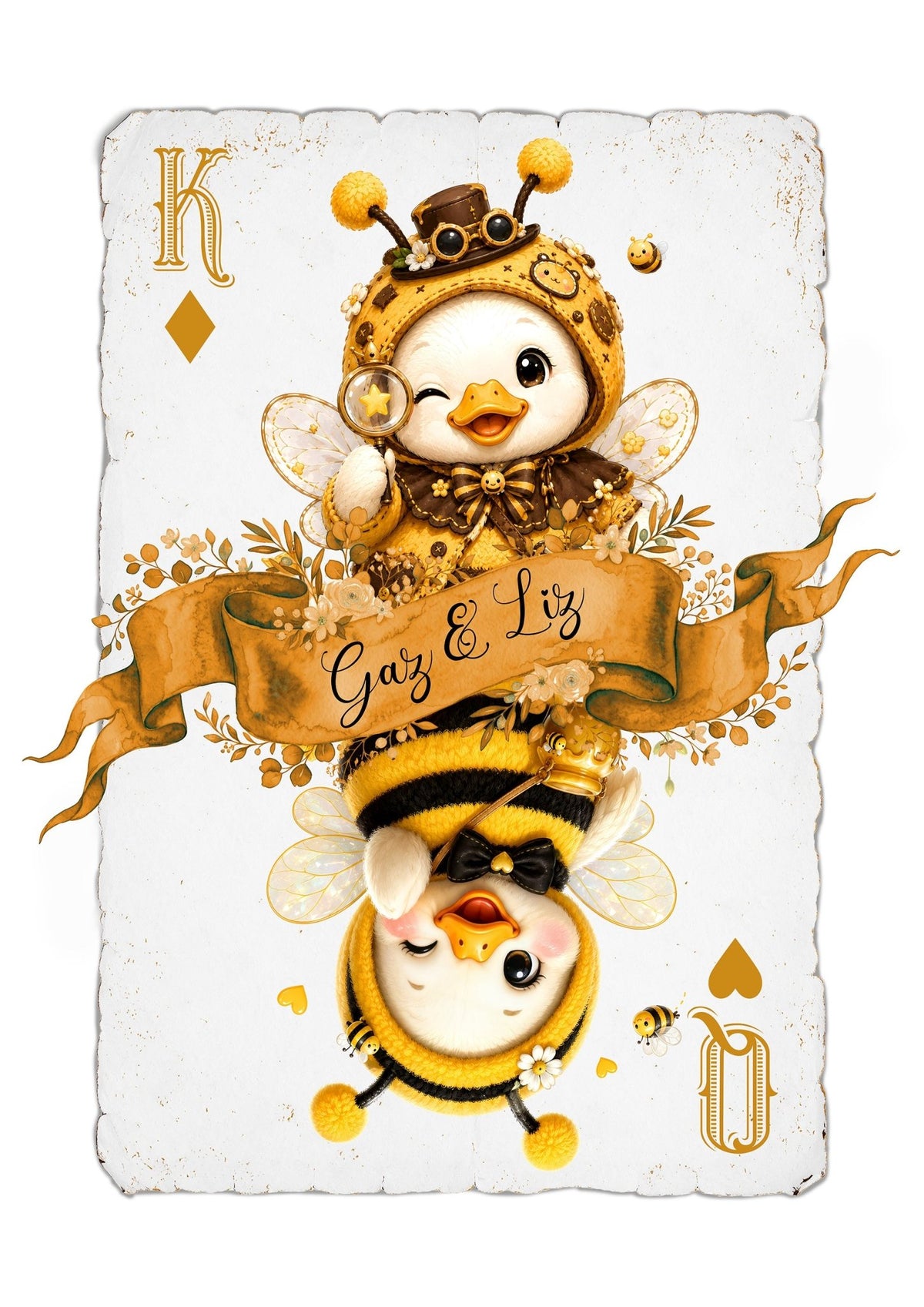 Personalised Playing Card Print