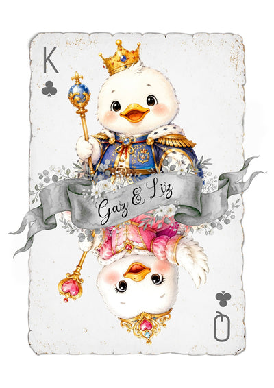 Personalised Playing Card Print