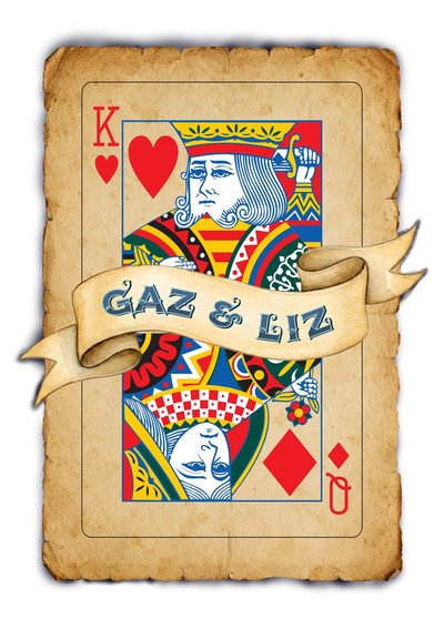 Personalised Playing Card Print