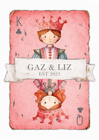 Personalised Playing Card Print