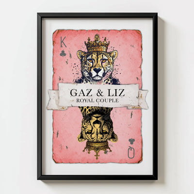 Personalised Playing Card Print - Card 13 - Magic Posters
