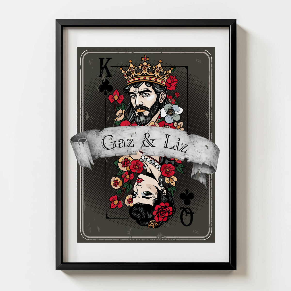 Personalised Playing Card Print - Card 14 - Magic Posters