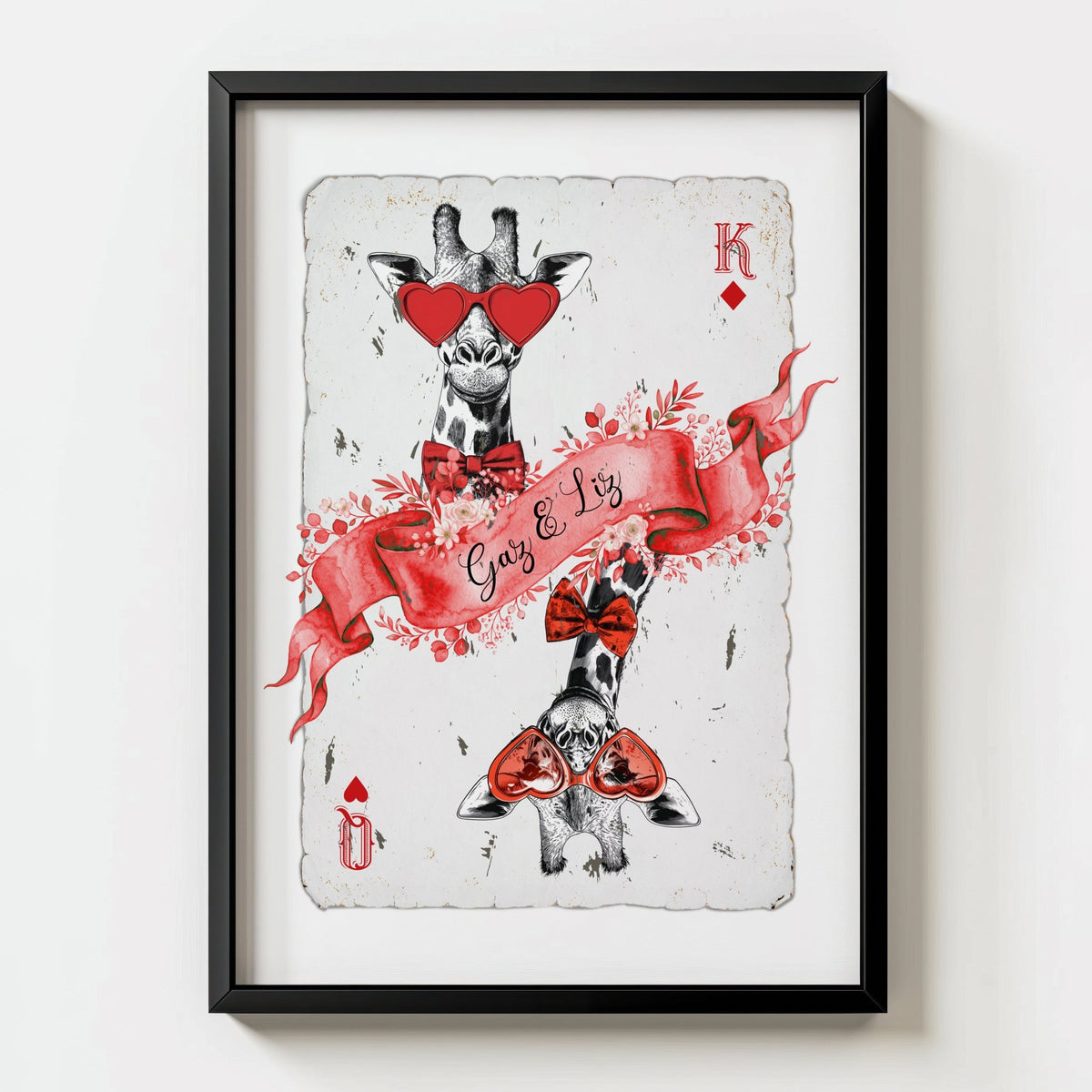Personalised Playing Card Print - Card 15 - Magic Posters