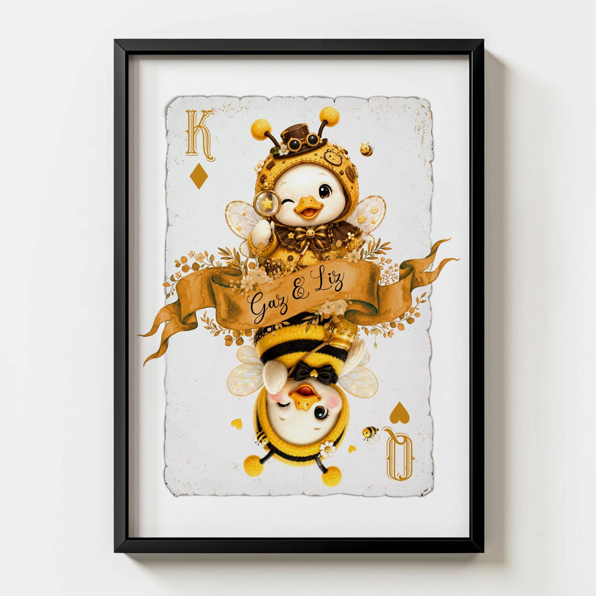 Personalised Playing Card Print - Card 16 - Magic Posters