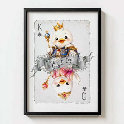 Personalised Playing Card Print - Card 17 - Magic Posters