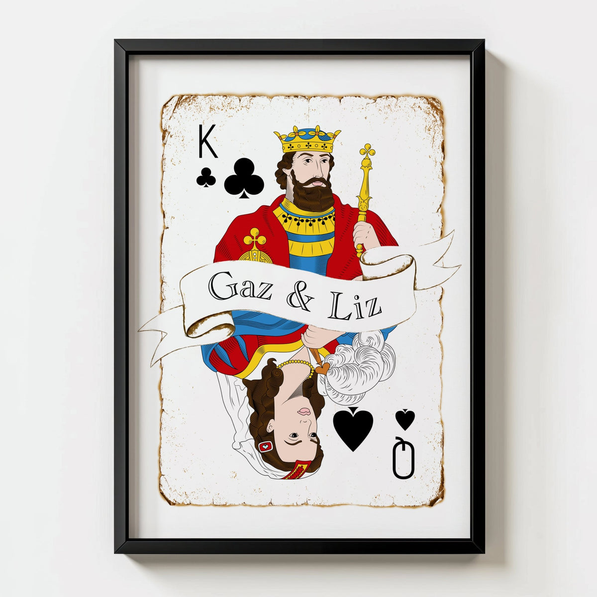 Personalised Playing Card Print - Card 3 - Magic Posters