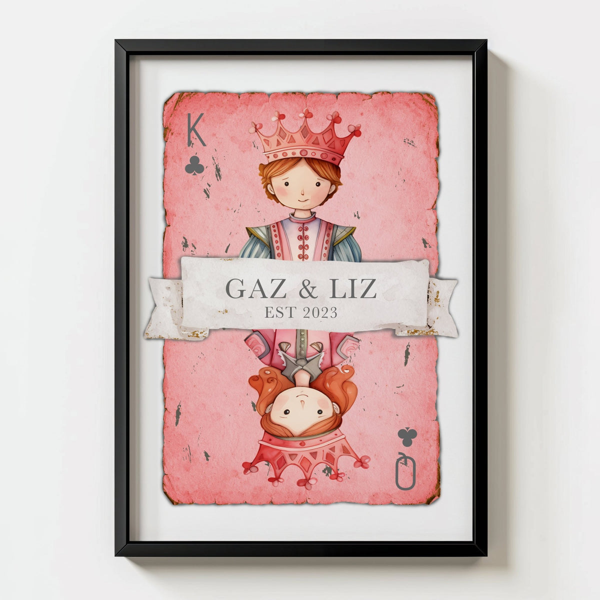 Personalised Playing Card Print - Card 9 - Magic Posters