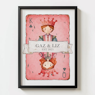 Personalised Playing Card Print - Card 9 - Magic Posters