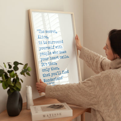 Personalised Quote Print (Typewriter Font) - Magic Posters