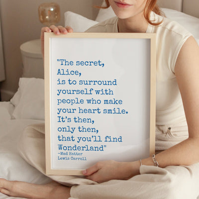 Personalised Quote Print (Typewriter Font) - Magic Posters