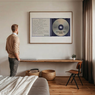 Personalised Retro Mix CD Print - Magic Posters