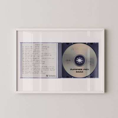 Personalised Retro Mix CD Print - Magic Posters
