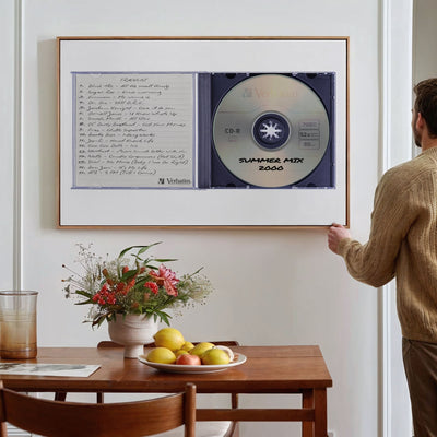 Personalised Retro Mix CD Print - Magic Posters