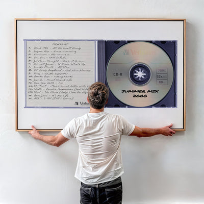 Personalised Retro Mix CD Print - Magic Posters