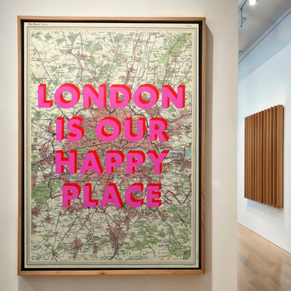 Personalised Retro Pop Art Map Print (Any Location) - Magic Posters