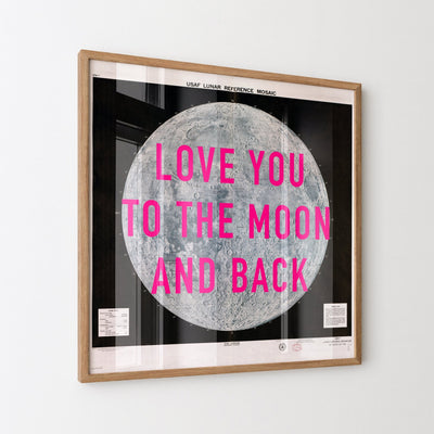 Personalised Retro Pop Art Moon Print - Magic Posters