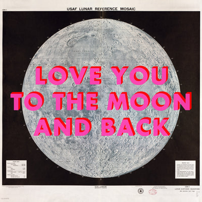 Personalised Retro Pop Art Moon Print
