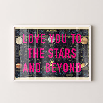 Personalised Retro Pop Art Stars Print - Magic Posters