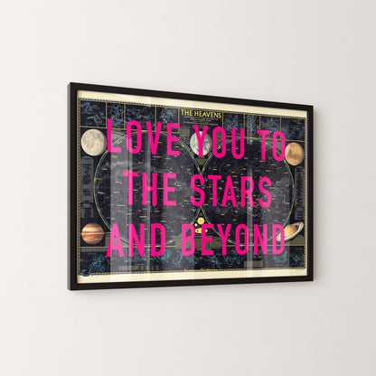 Personalised Retro Pop Art Stars Print - Magic Posters