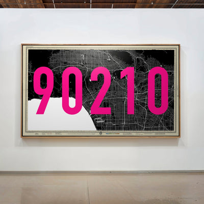 Personalised Retro Pop Art Street Name Map Print - Magic Posters