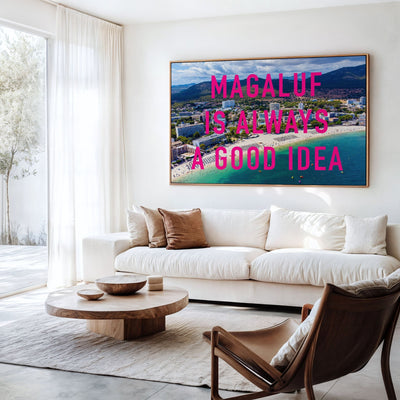 Personalised Retro Travel Photo Pop Art Print - Magic Posters