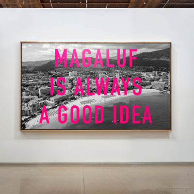 Personalised Retro Travel Photo Pop Art Print (Monochrome) - Magic Posters