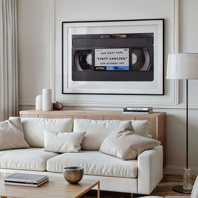 Personalised Retro VHS Cassette Print - Magic Posters