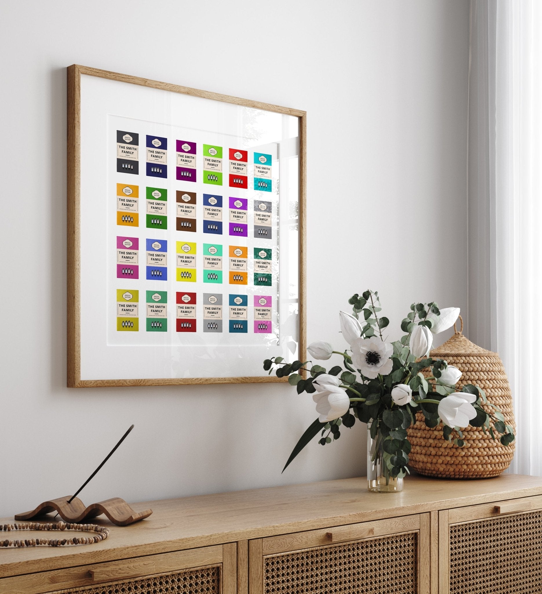 Personalised Special Edition Multi Book Print (Square) - Magic Posters