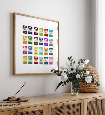 Personalised Special Edition Multi Book Print (Square) - Magic Posters