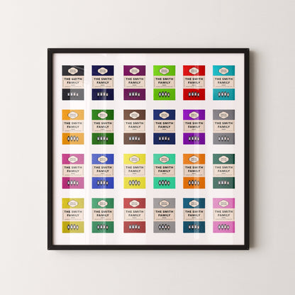 Personalised Special Edition Multi Book Print (Square) - Magic Posters