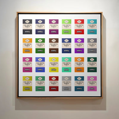 Personalised Special Edition Multi Book Print (Square) - Magic Posters