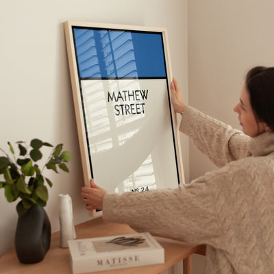 Personalised Street Name Classic Framed Print (Sizes A4 - A3) New This Week! - Magic Posters
