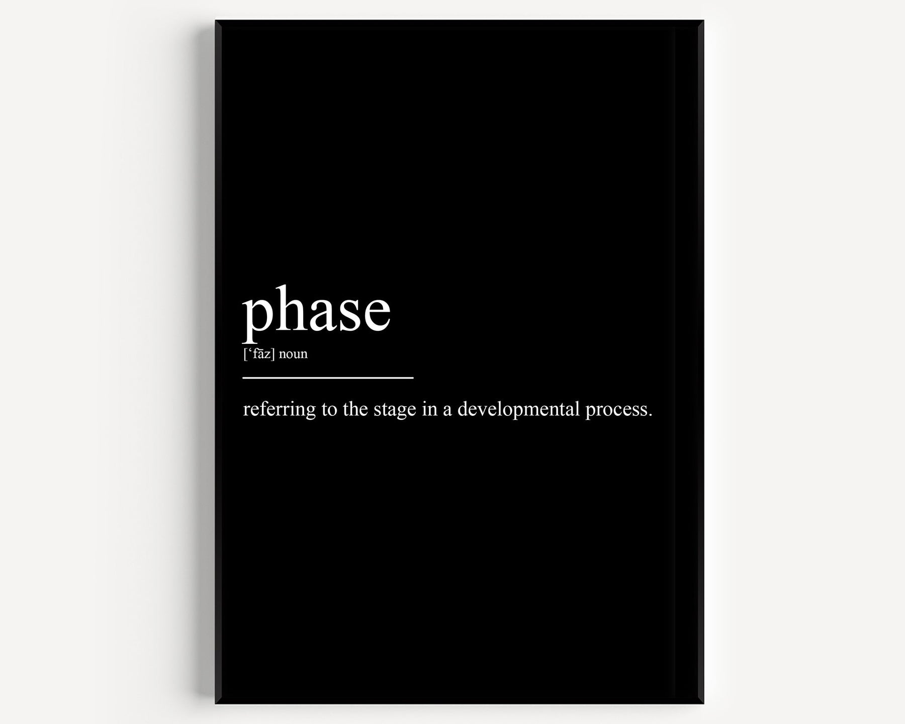 Phase Definition Print - Magic Posters