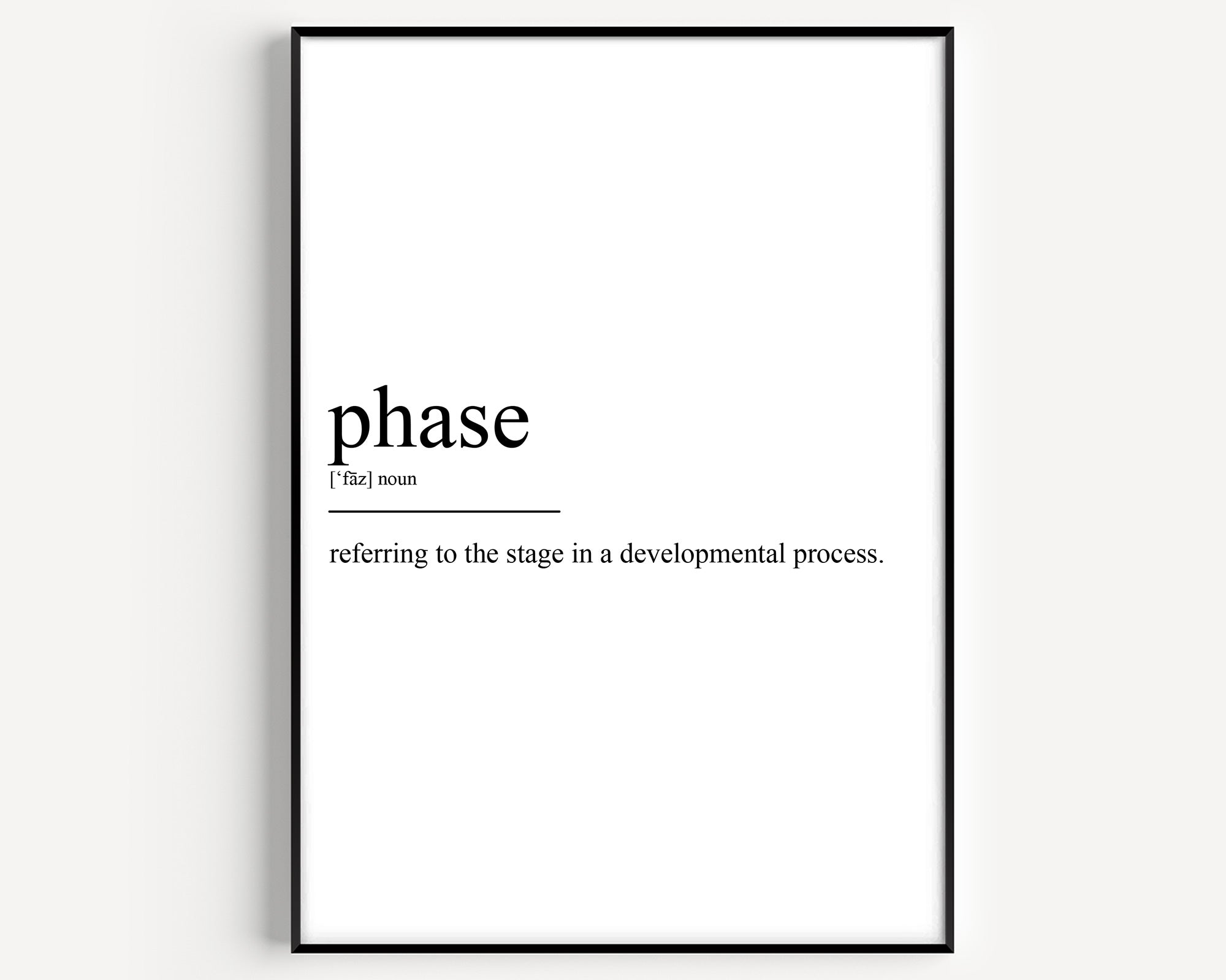 Phase Definition Print - Magic Posters