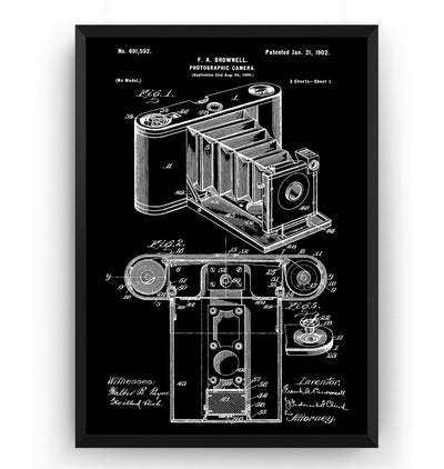 Pocket Folding Camera 1902 Patent Print - Magic Posters