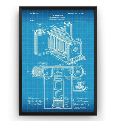 Pocket Folding Camera 1902 Patent Print - Magic Posters