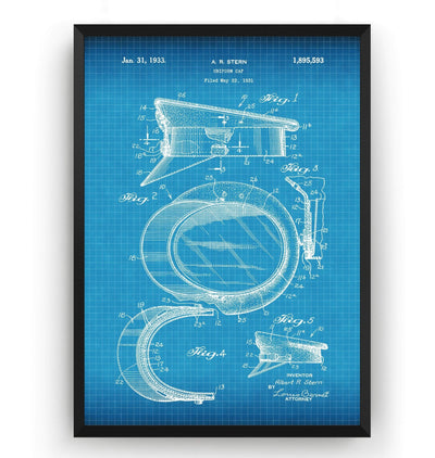 Police Hat Patent Print - Magic Posters