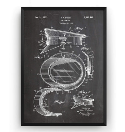 Police Hat Patent Print - Magic Posters