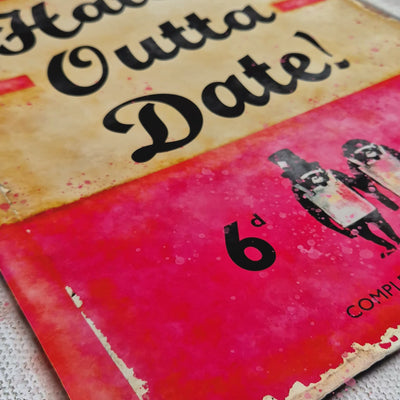 Personalised Hate's Outta Date Book Cover Art Print - Magic Posters