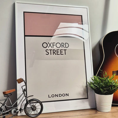 Personalised Street Name Classic Framed Print (Sizes A4 - A3) New This Week! - Magic Posters