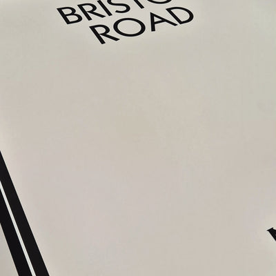 Personalised Street Name Classic Framed Print (Sizes A4 - A3) New This Week! - Magic Posters