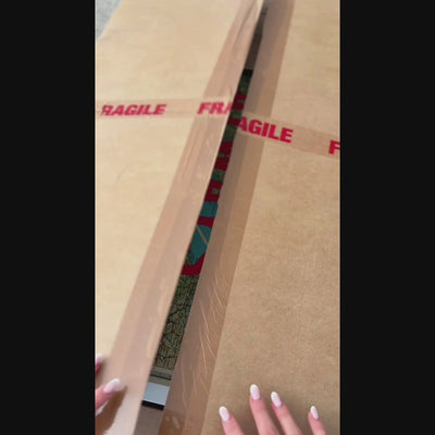 Cornwall Retro Pop Art Map Print - Magic Posters