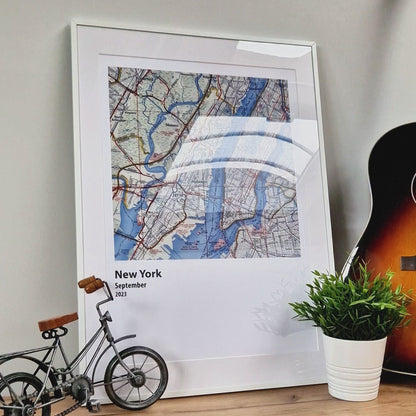 Personalised City Map Set Of 3 Prints