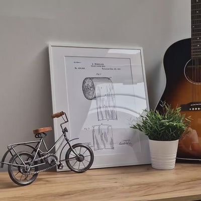 Toilet Roll Patent Print - Magic Posters