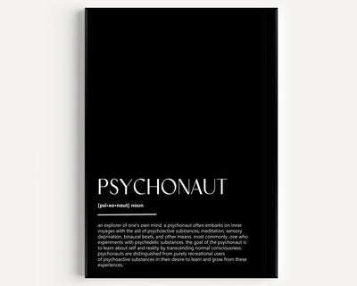 Psychonaut Definition Print - Magic Posters