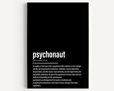 Psychonaut Definition Print - Magic Posters
